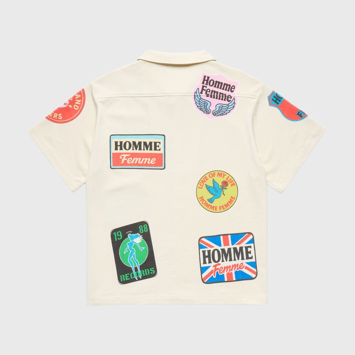 Homme+Femme Heartbreak Shirt - Embroidered