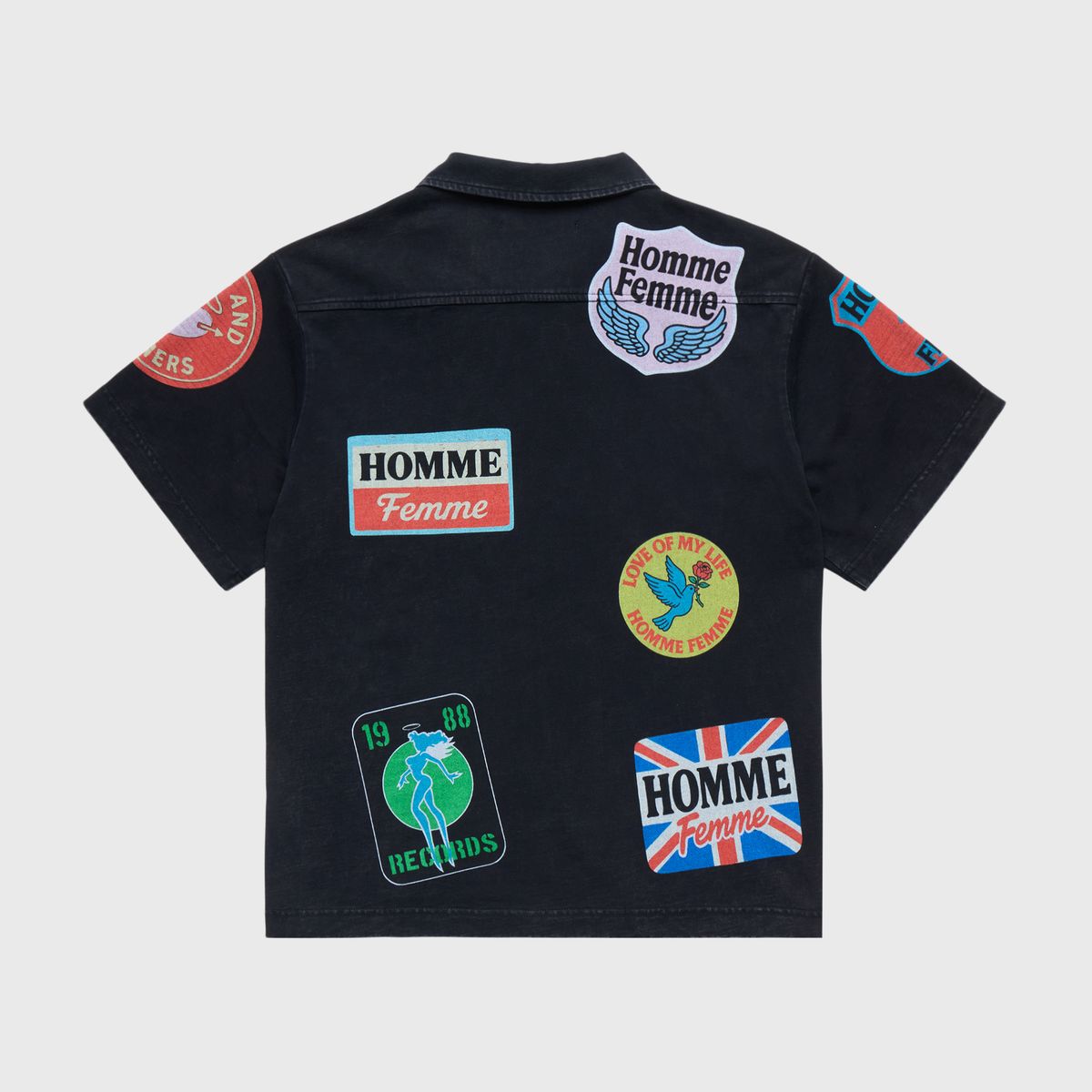 Homme+Femme Heartbreak Shirt - Embroidered