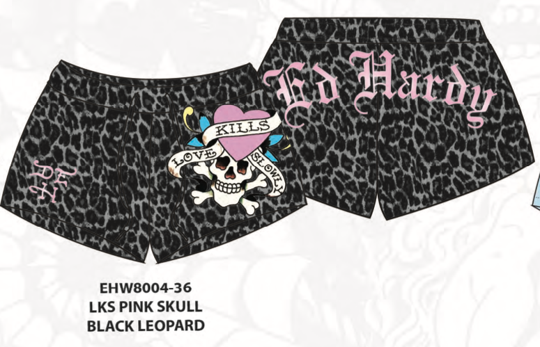 Ed Hardy Skull Shorts - Graphic