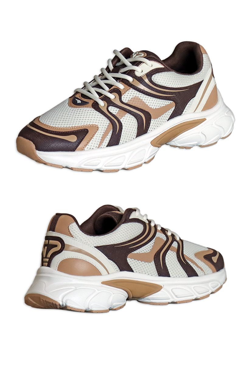 Black Leaf Flex Bc Men's Sneakers - Beige