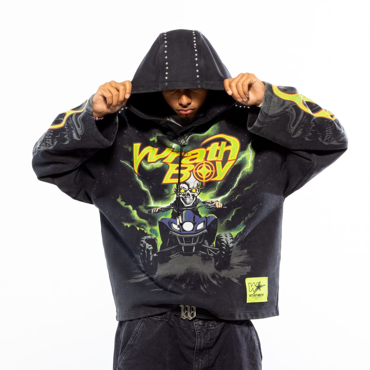 Wrathboy Kill Your Demons Men's Black Hoodie