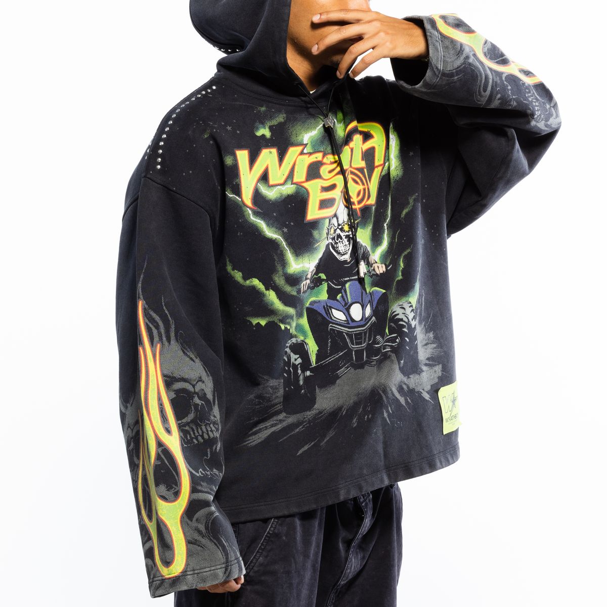 Wrathboy Kill Your Demons Men's Black Hoodie