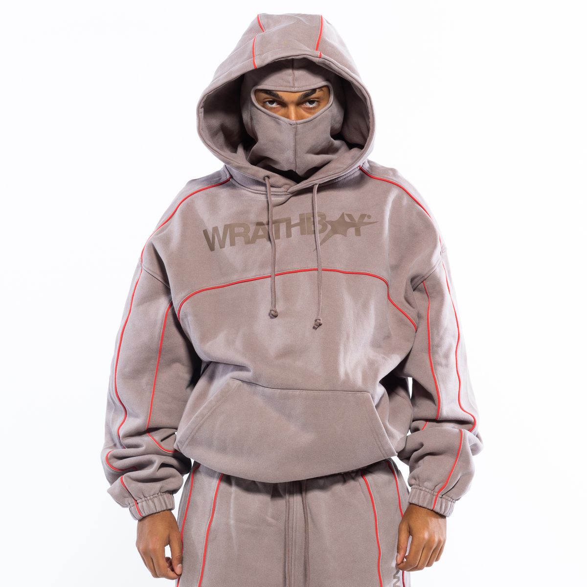 Wrathboy Pullover Hoodie - Beige