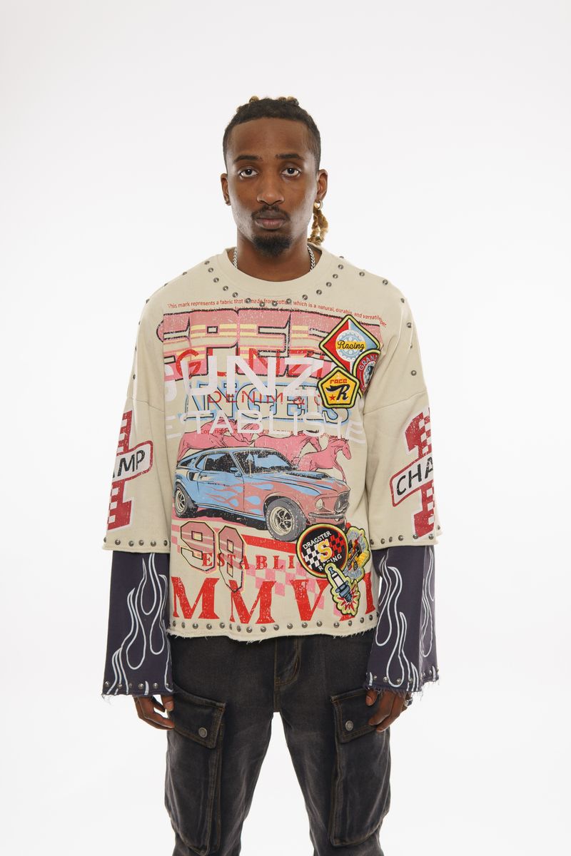 Gunzinii Long Sleeve Top - Beige