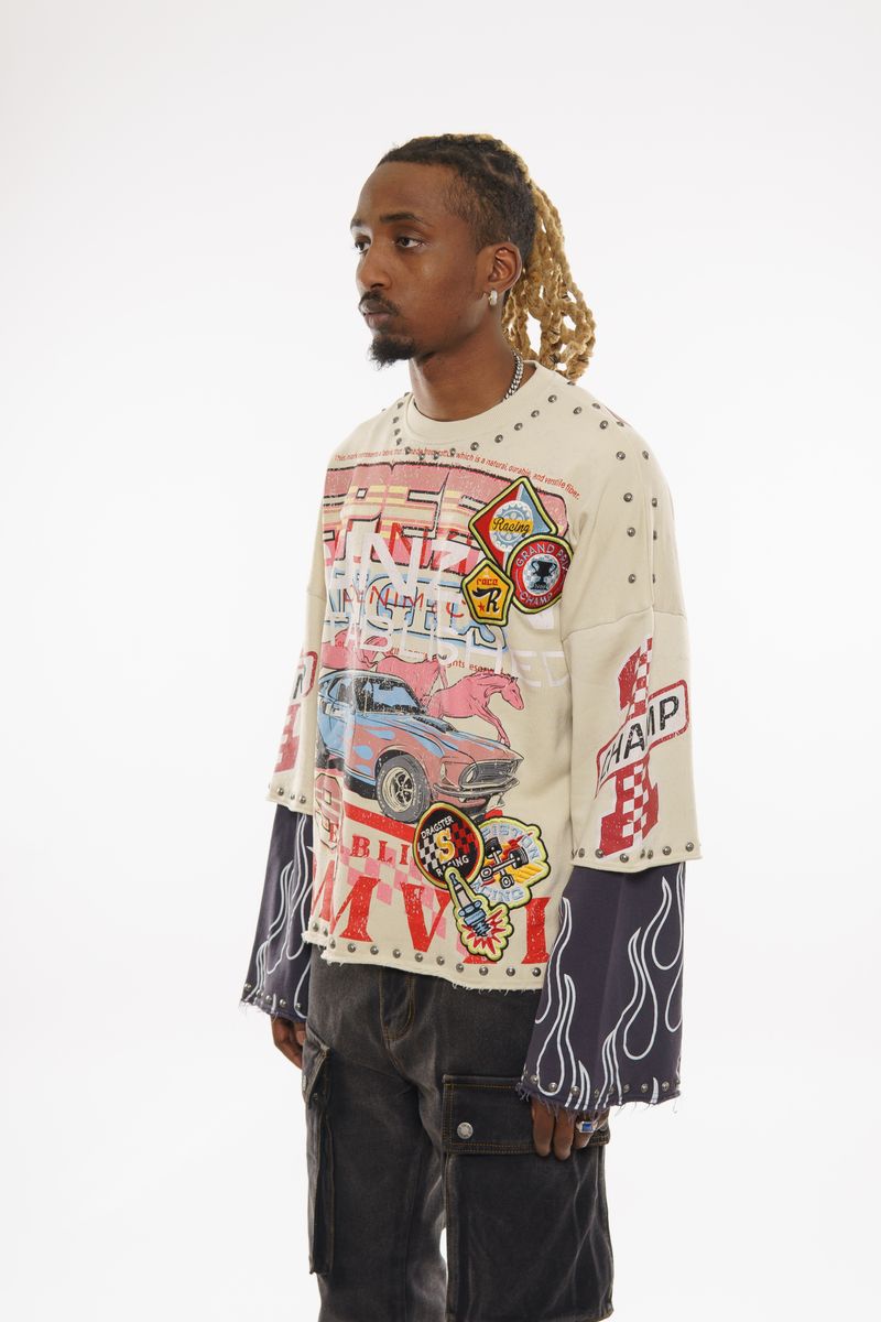 Gunzinii Long Sleeve Top - Beige