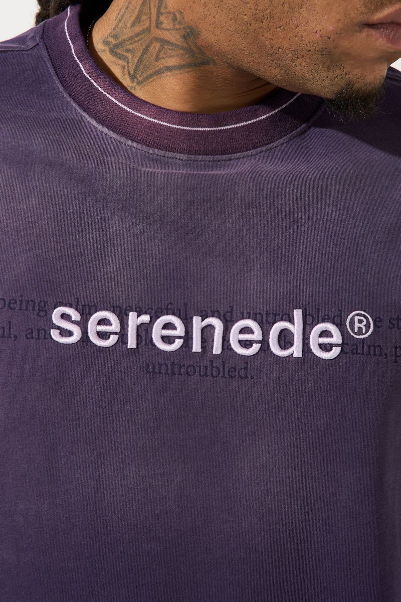 Serenede Grape T-Shirt - Vintage Wash