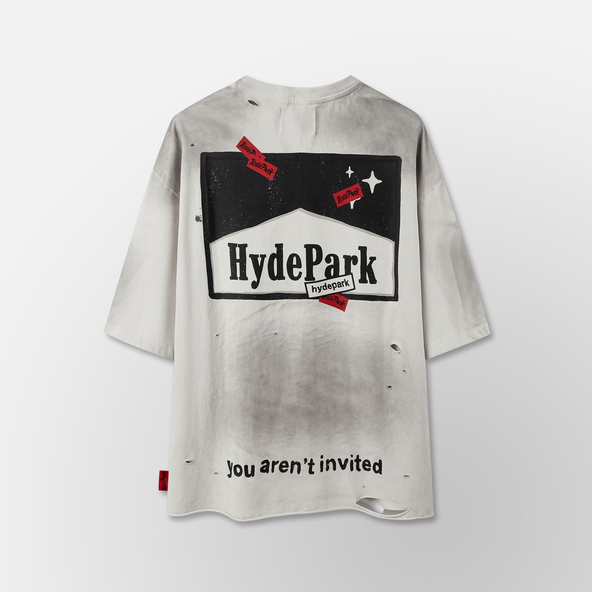 Hyde Park Ciggy Cig Tee – Cream Black