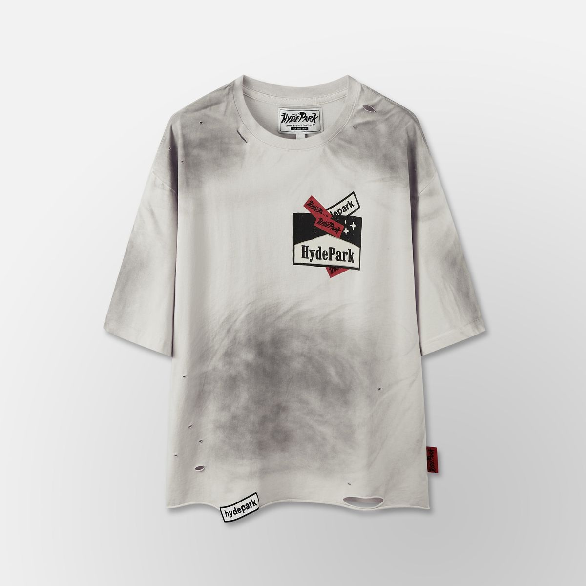 Hyde Park Ciggy Cig Tee – Cream Black