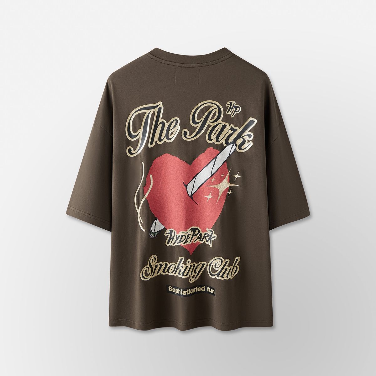 Hyde Park Smoking Club T-Shirt – Brown