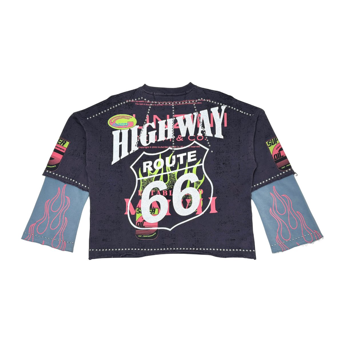 Gunzinii Long Sleeve Top - Dark Blue