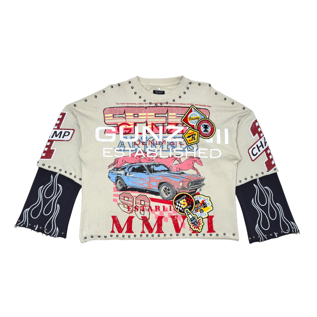 Gunzinii Long Sleeve Top - Beige