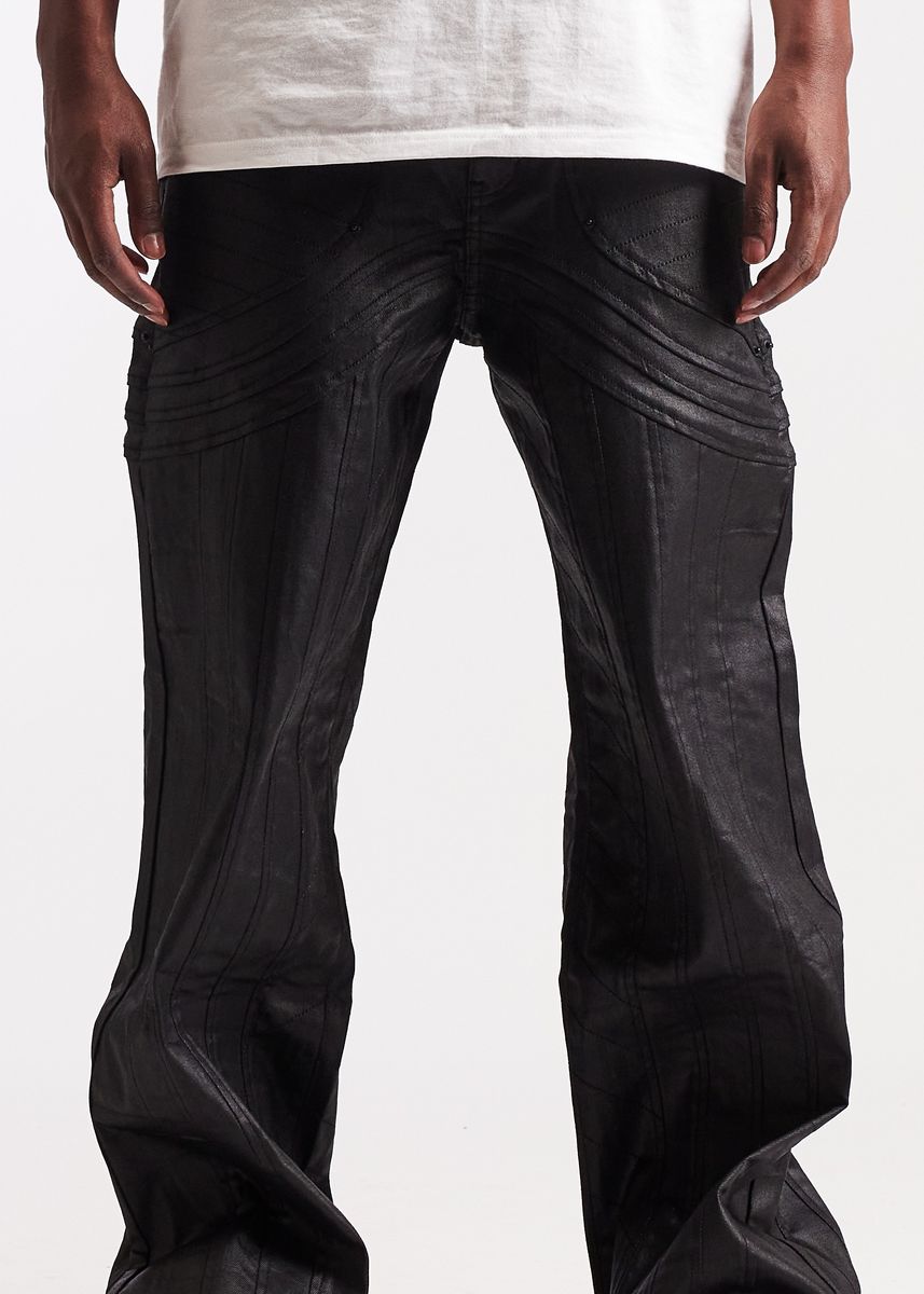 Embellish Noir Denim Men's Jeans - Black