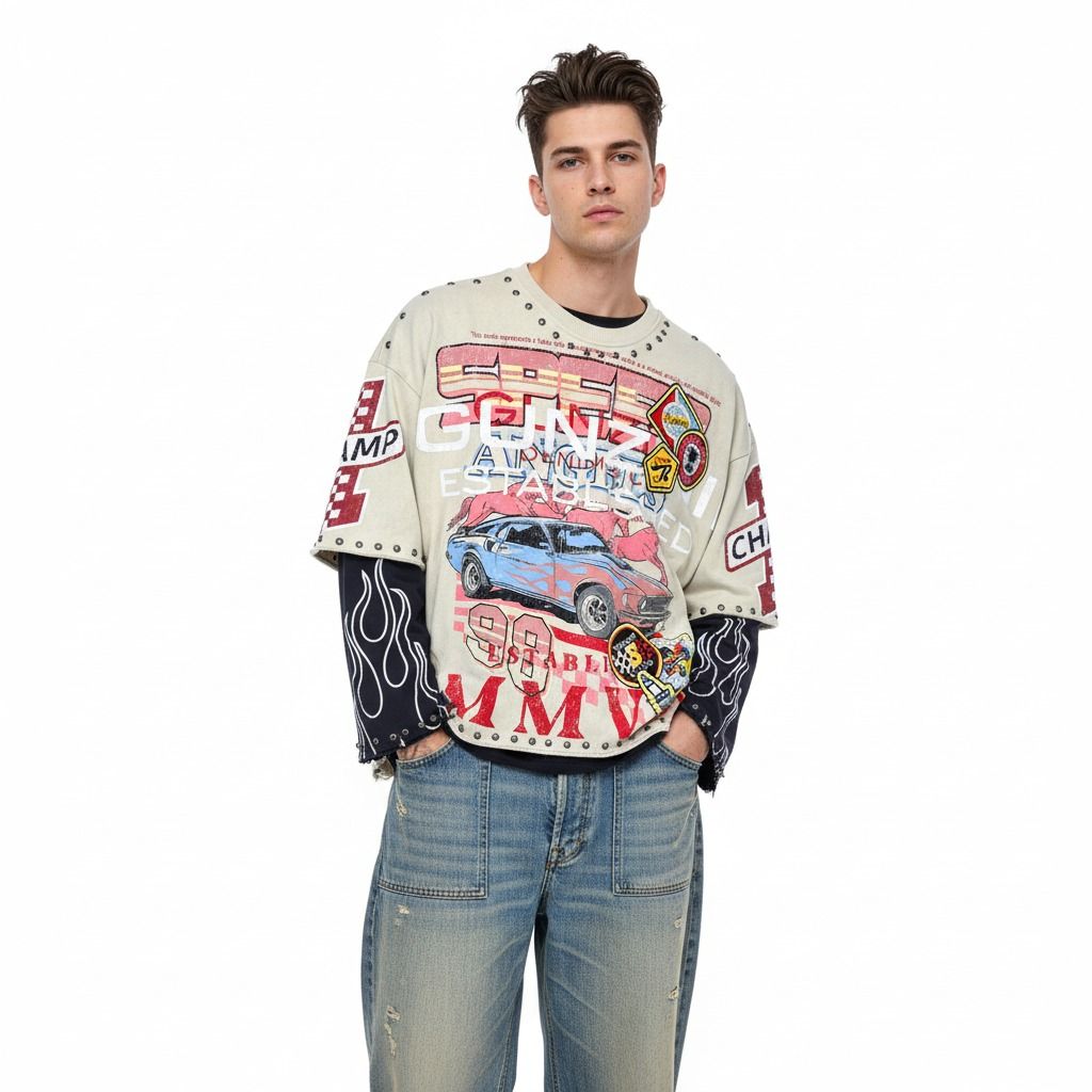 Gunzinii Long Sleeve Top - Beige