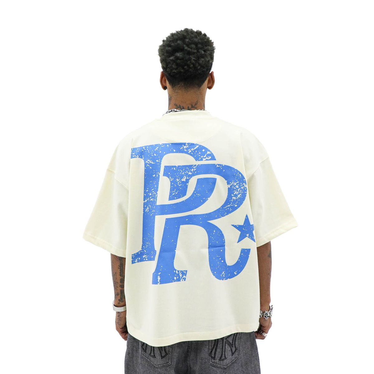 Heights Collage T-Shirt - Distressed