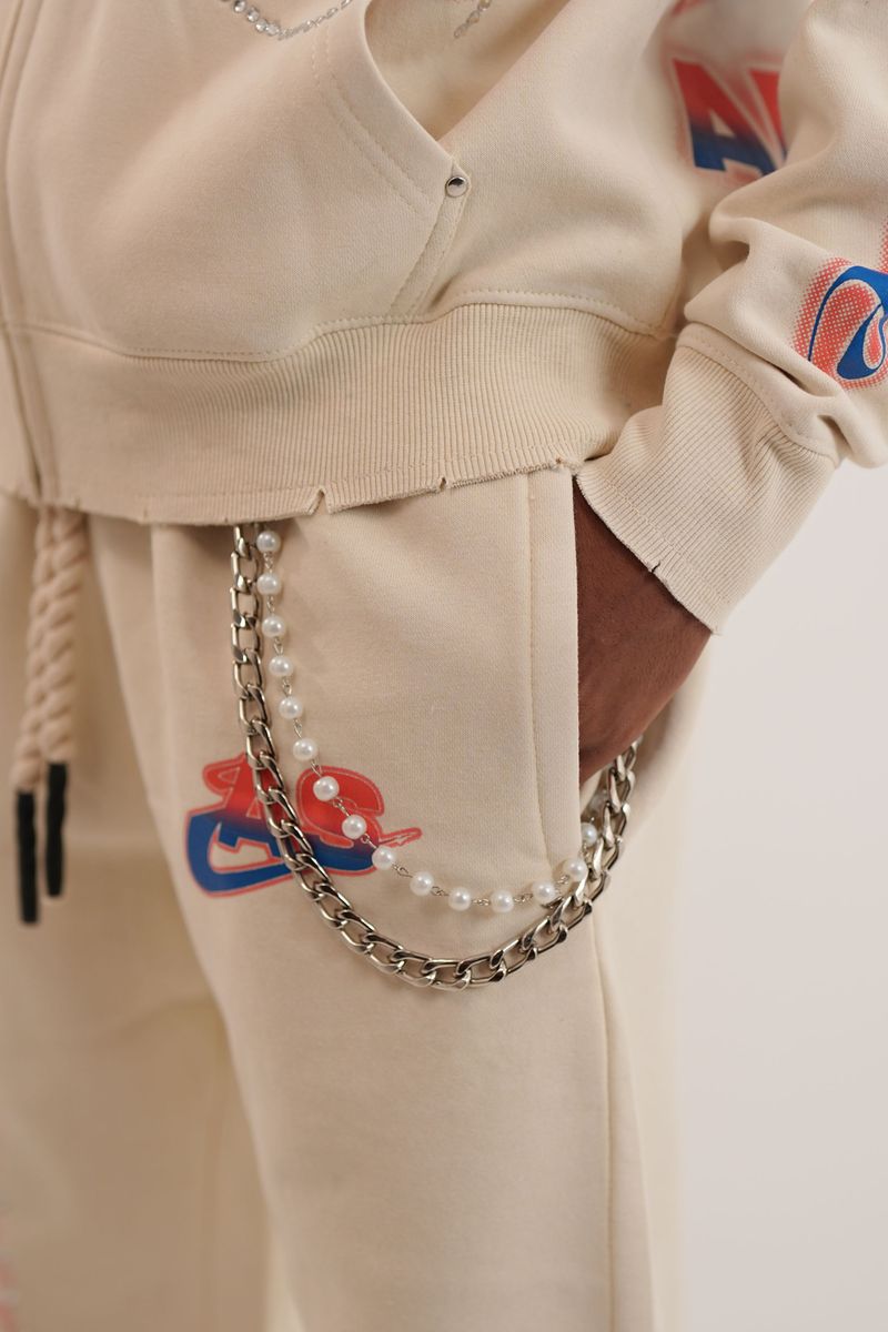 Elite Premium Men's Track Pants - Beige