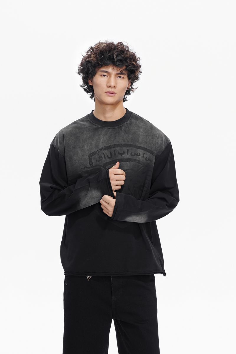 Valabasas Air Crew Neck Sweatshirt - Graphic Print