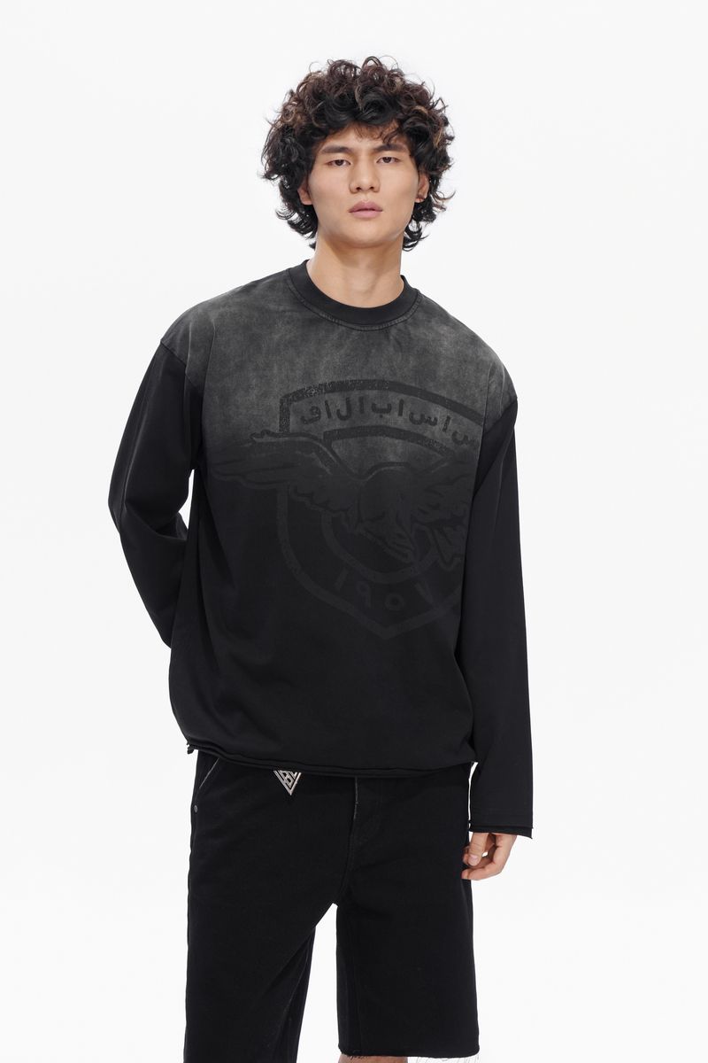 Valabasas Air Crew Neck Sweatshirt - Graphic Print