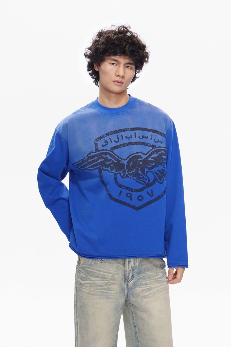 Valabasas Air Crew Neck Sweatshirt - Graphic Print