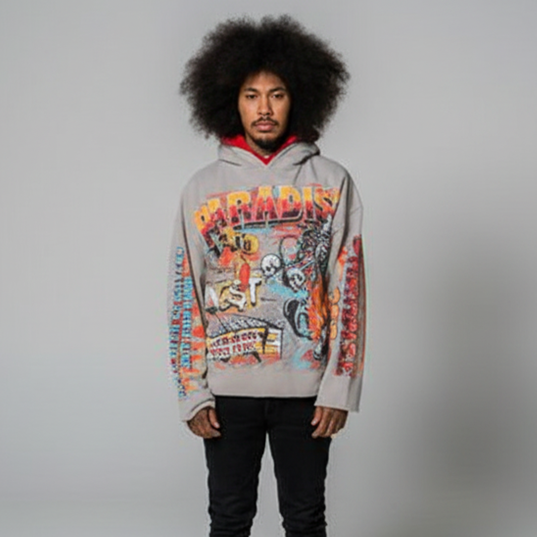 Paradise Lost Redemption Tour Hoodie - Gray