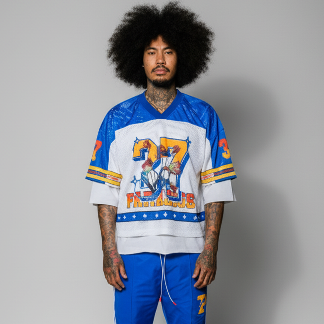 Paradise Lost Field Of Eden Jersey Men's Shirt - Blue