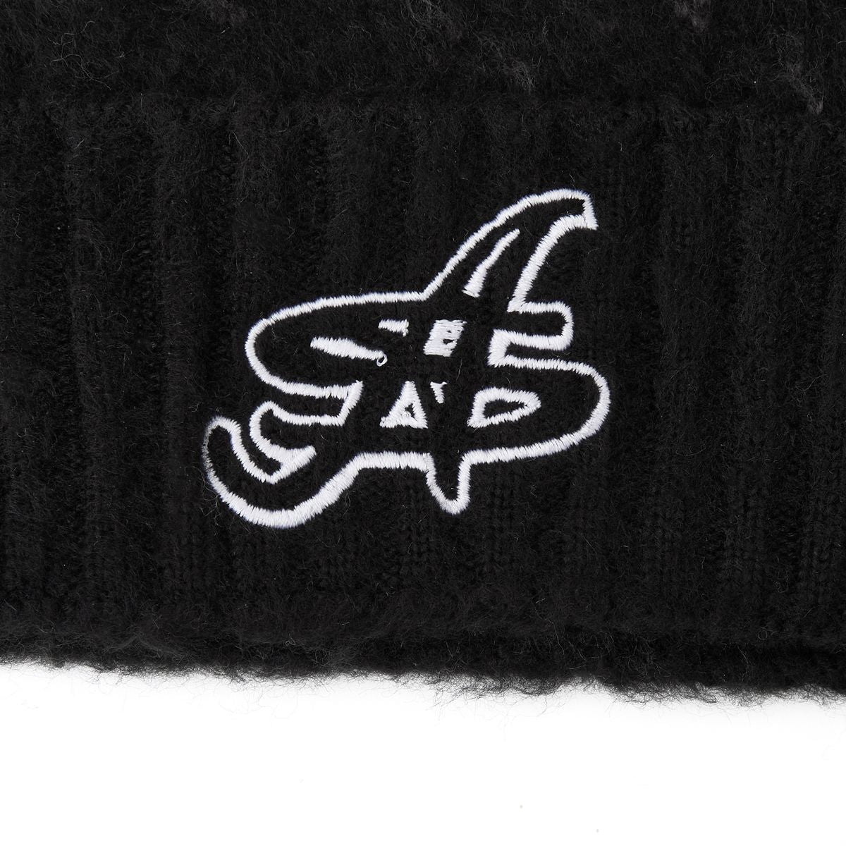 Almost Someday Mohair Beanie - Black