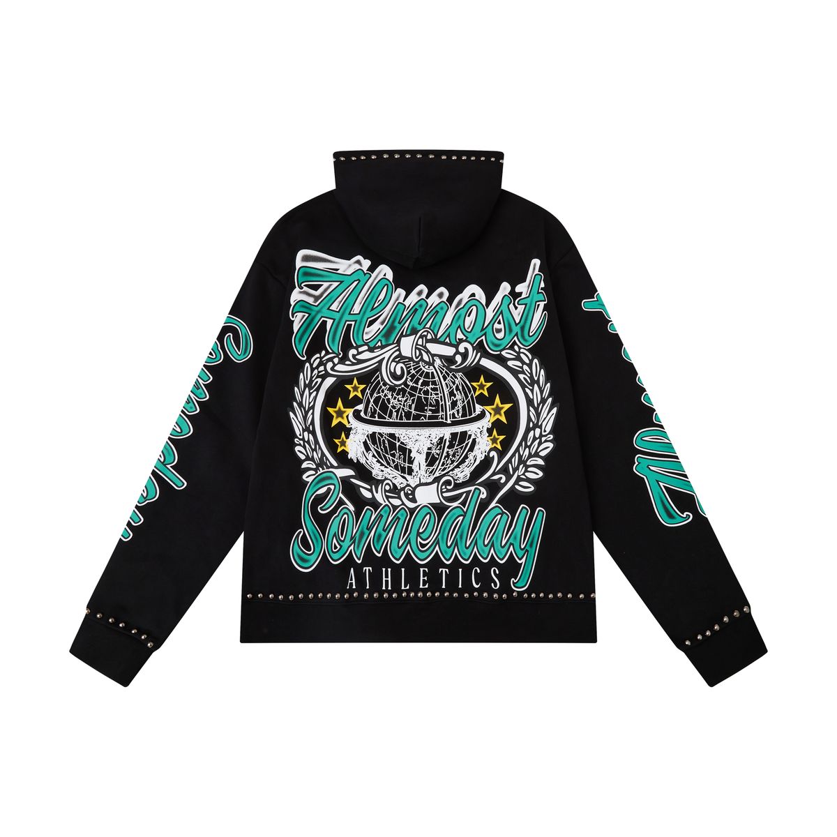 Almost Someday Athletics Hoodie - Black for Men