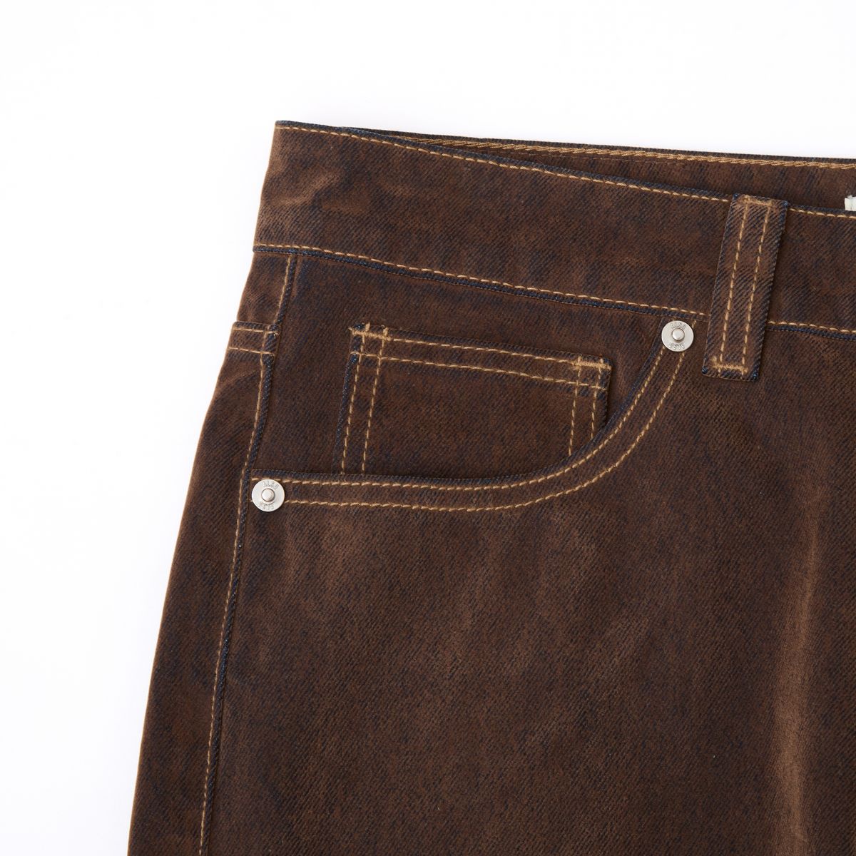 Almost Someday Upscale Velour Pants - Brown