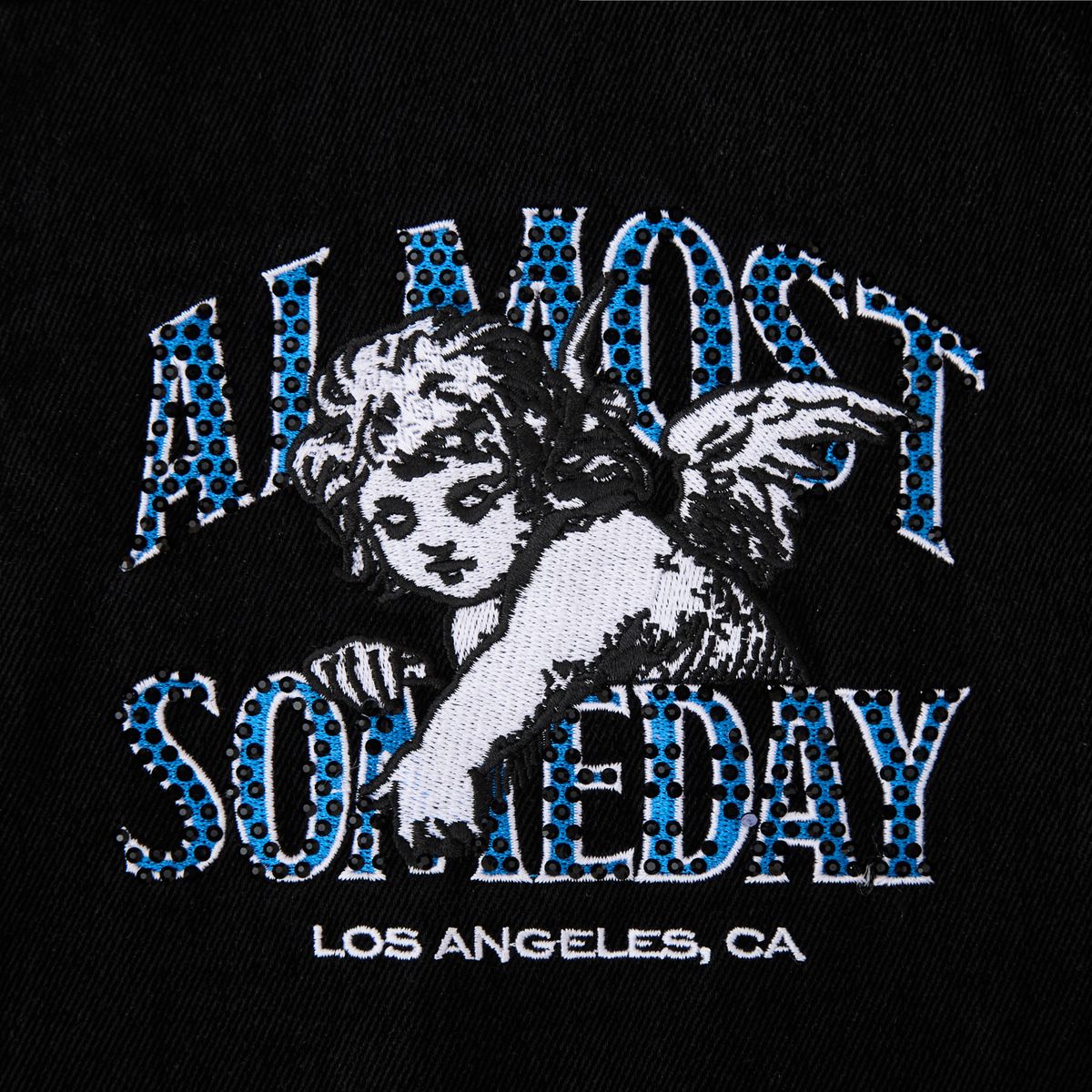 Almost Someday Upscale Velour Sweater - Black