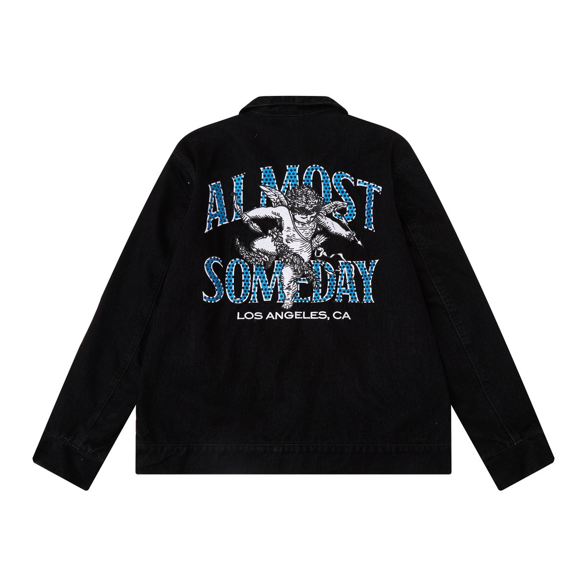Almost Someday Upscale Velour Sweater - Black
