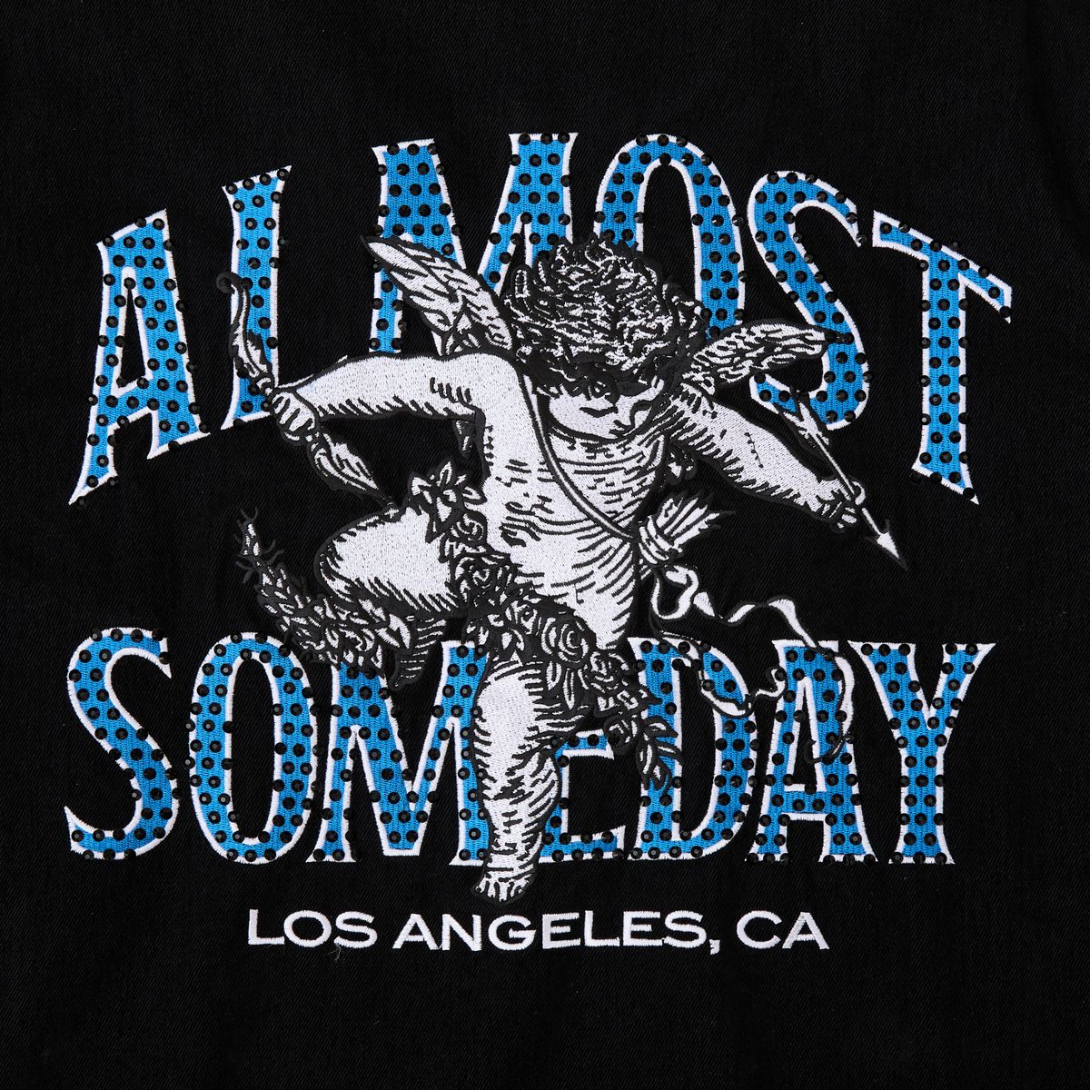 Almost Someday Upscale Velour Sweater - Black