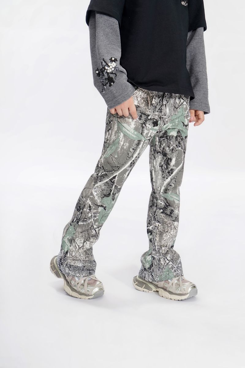 Valabasas Stacked Jeans Kids - Camouflage Pattern