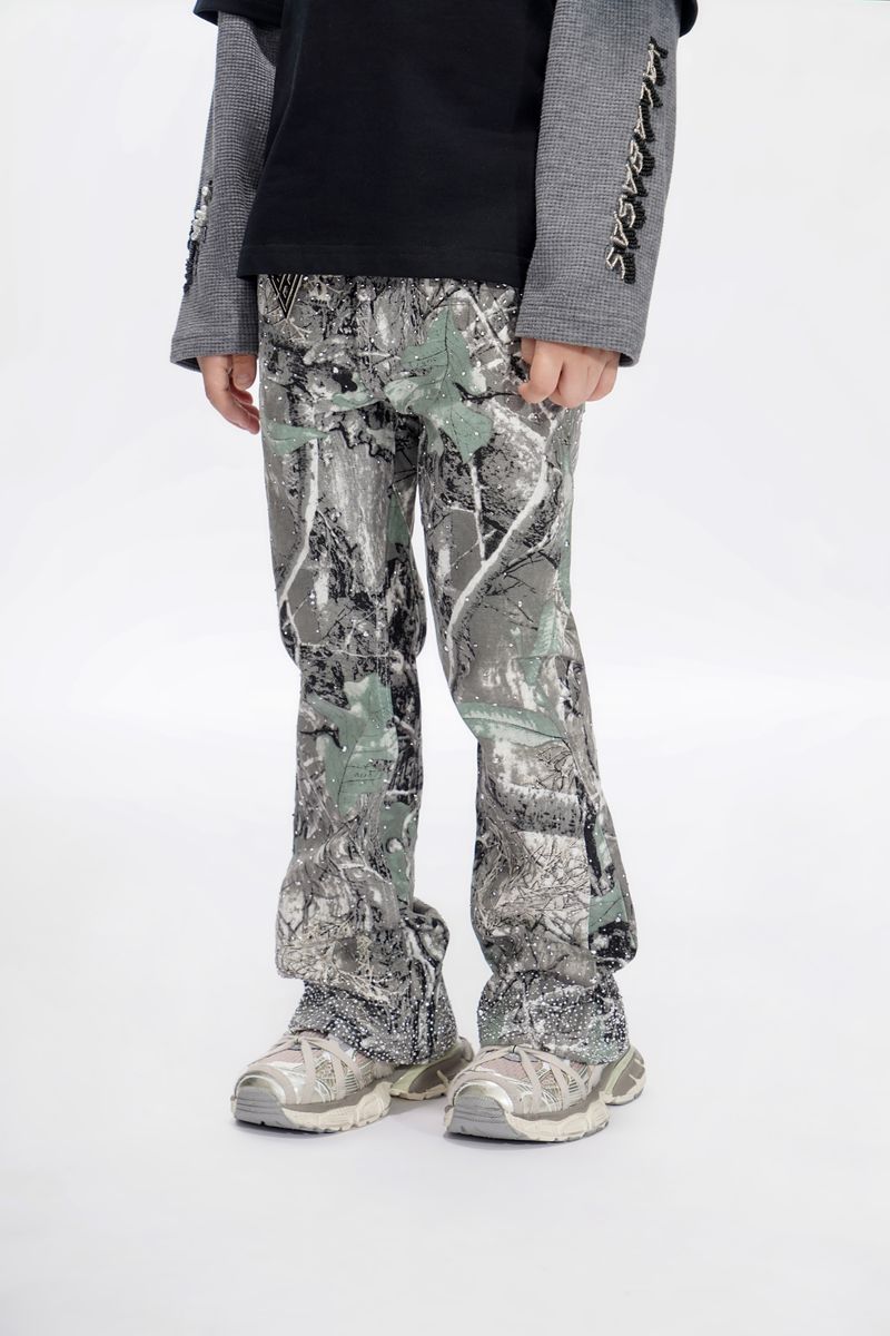 Valabasas Stacked Jeans Kids - Camouflage Pattern