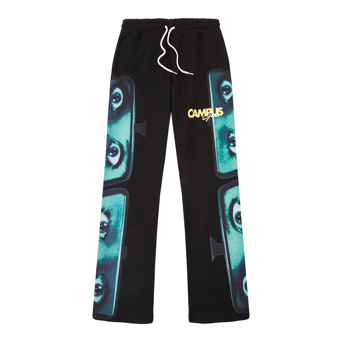 Campus Rearview Horror Flares Men's Pants - Black