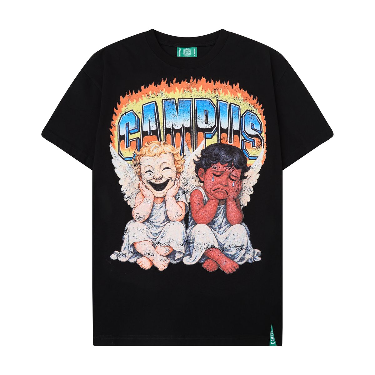 Campus Saints & Sinners Tee Men's T-Shirt - Black