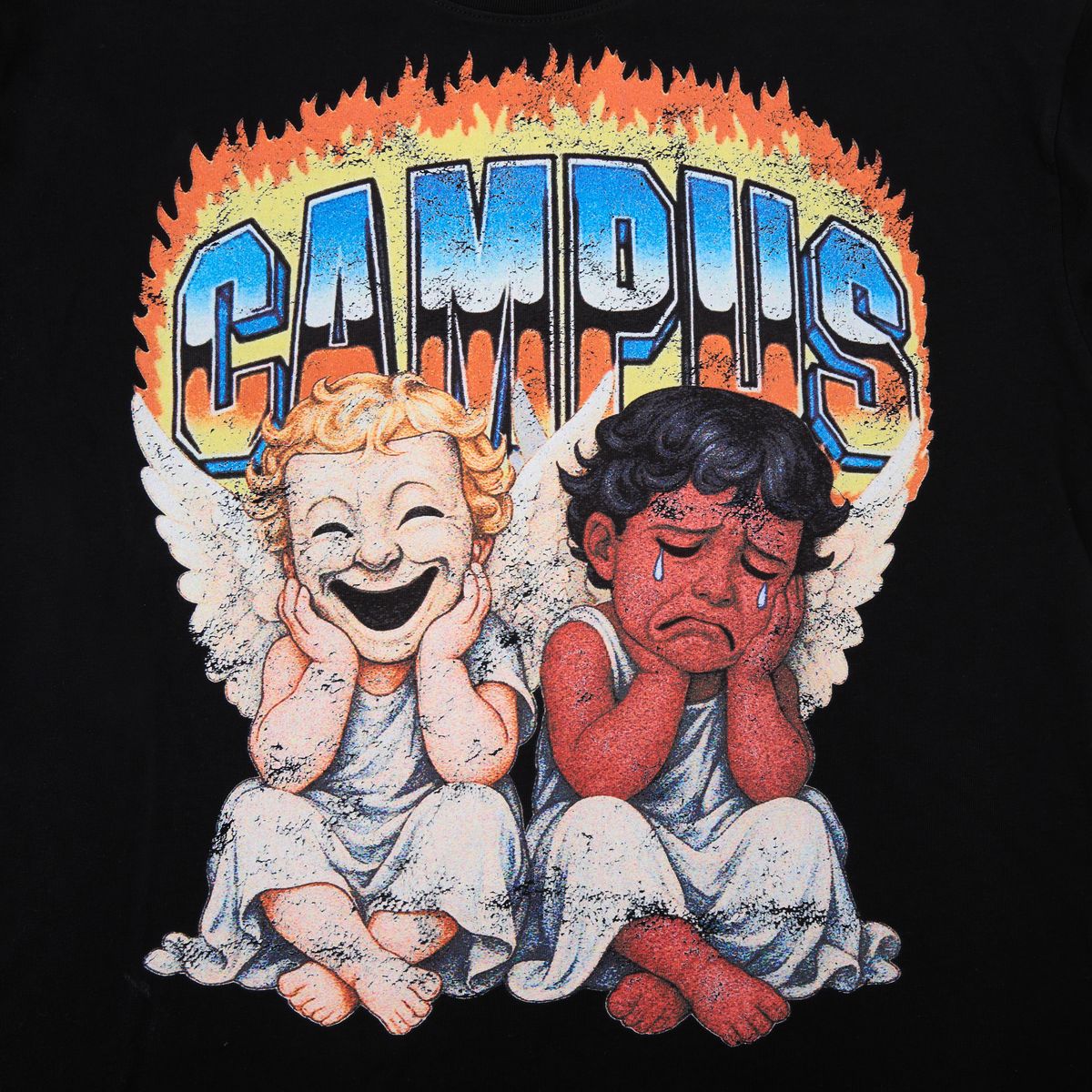 Campus Saints & Sinners Tee Men's T-Shirt - Black