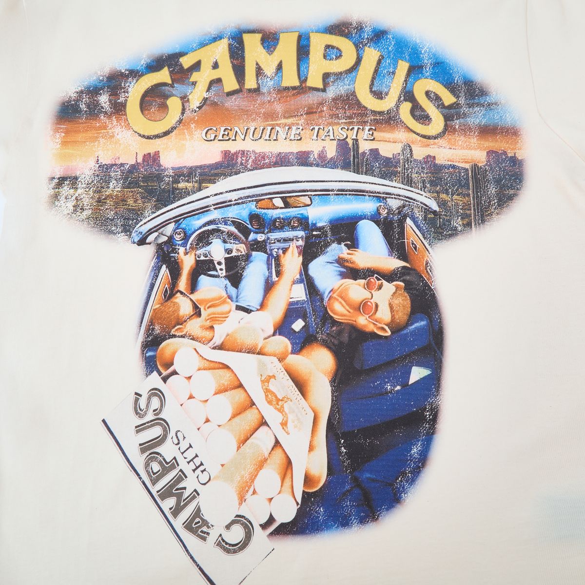 Campus Genuine Vice Tee Men's T-Shirt - White