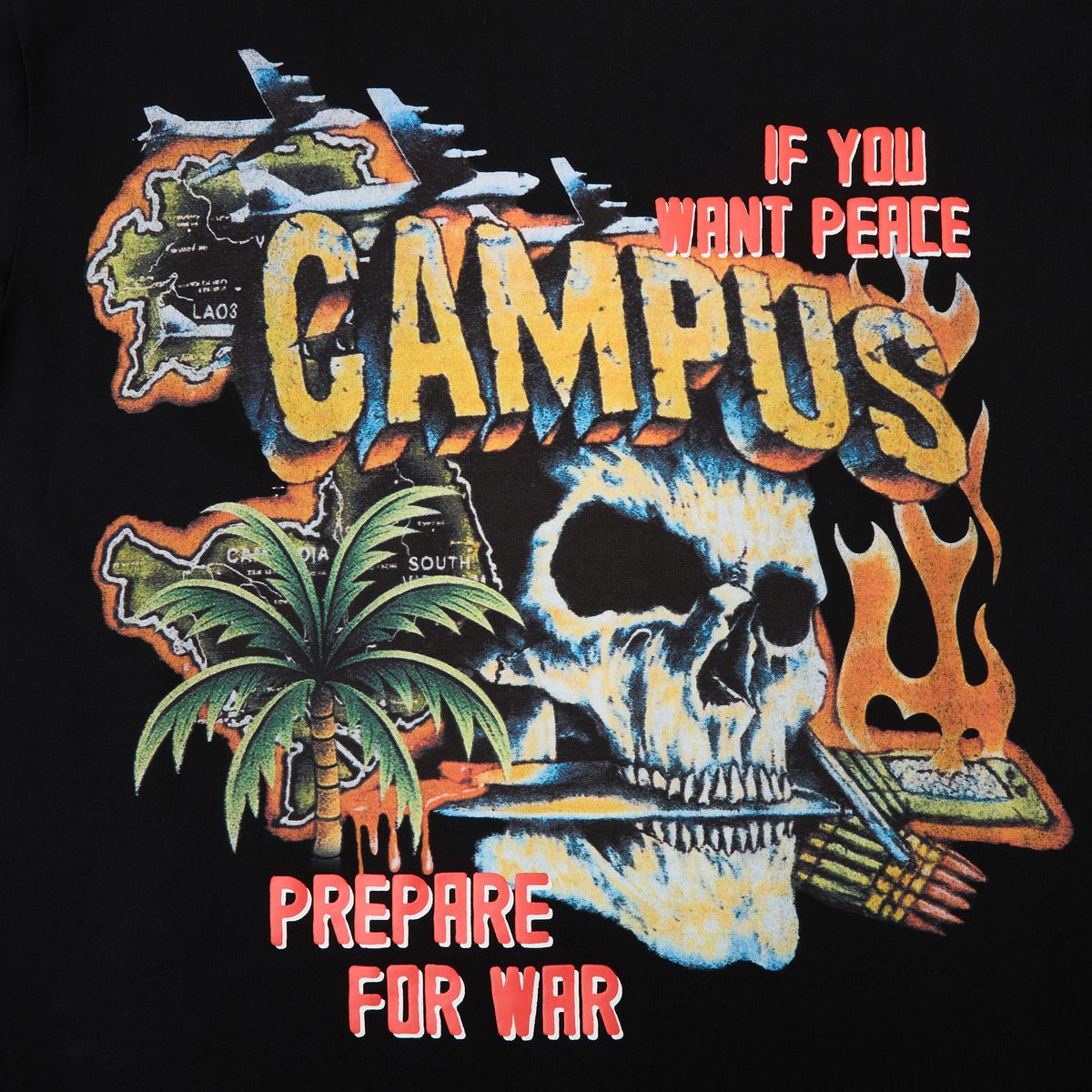 Campus Peacekeeper Tee Men's T-Shirt - Black