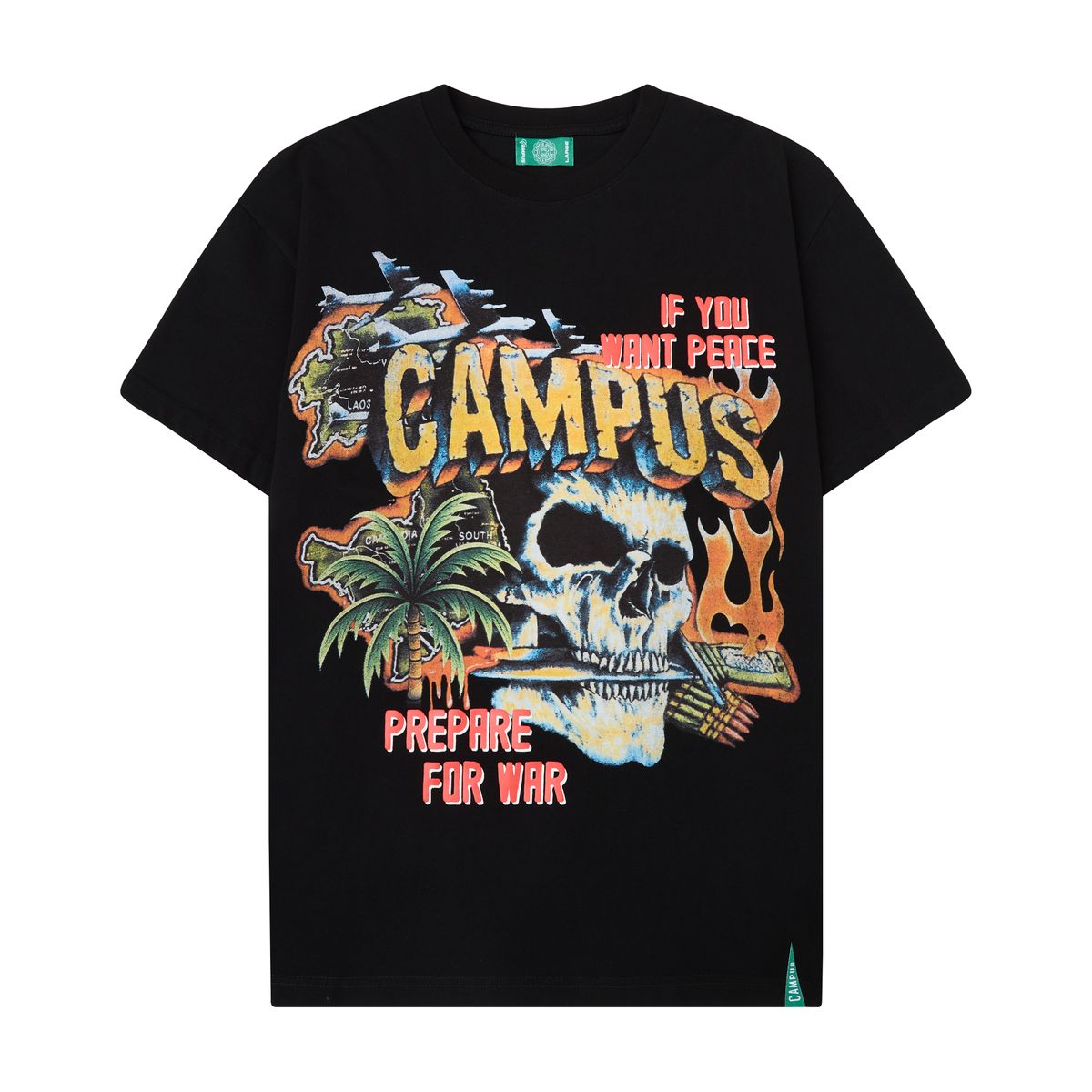 Campus Peacekeeper Tee Men's T-Shirt - Black