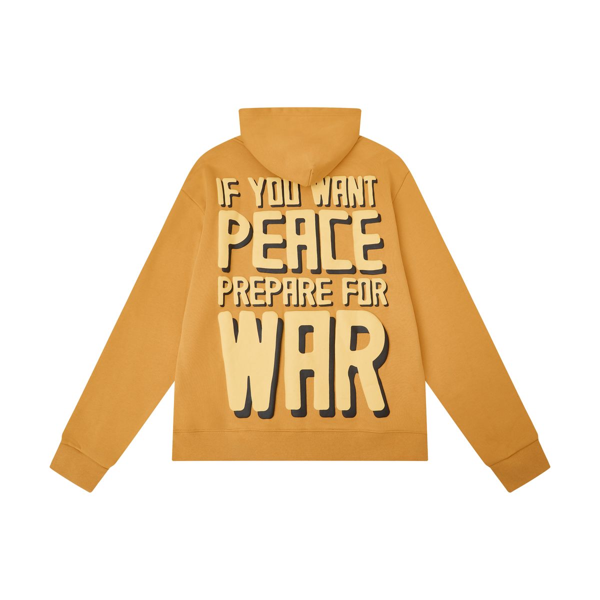Campus Peacekeeper Zip Up Hoodie - Mustard