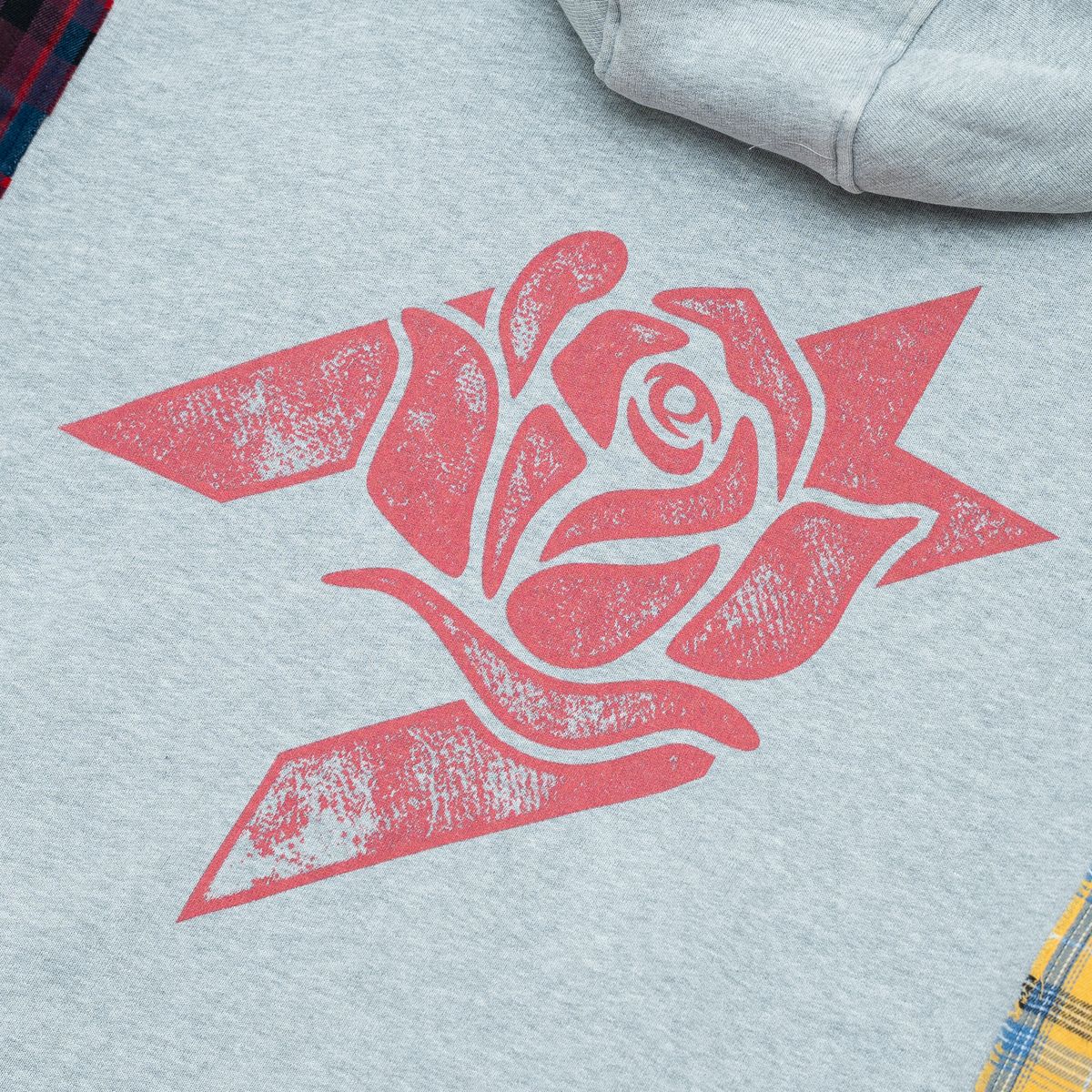 Free Refills Milti Flannel Hoodie - Gray