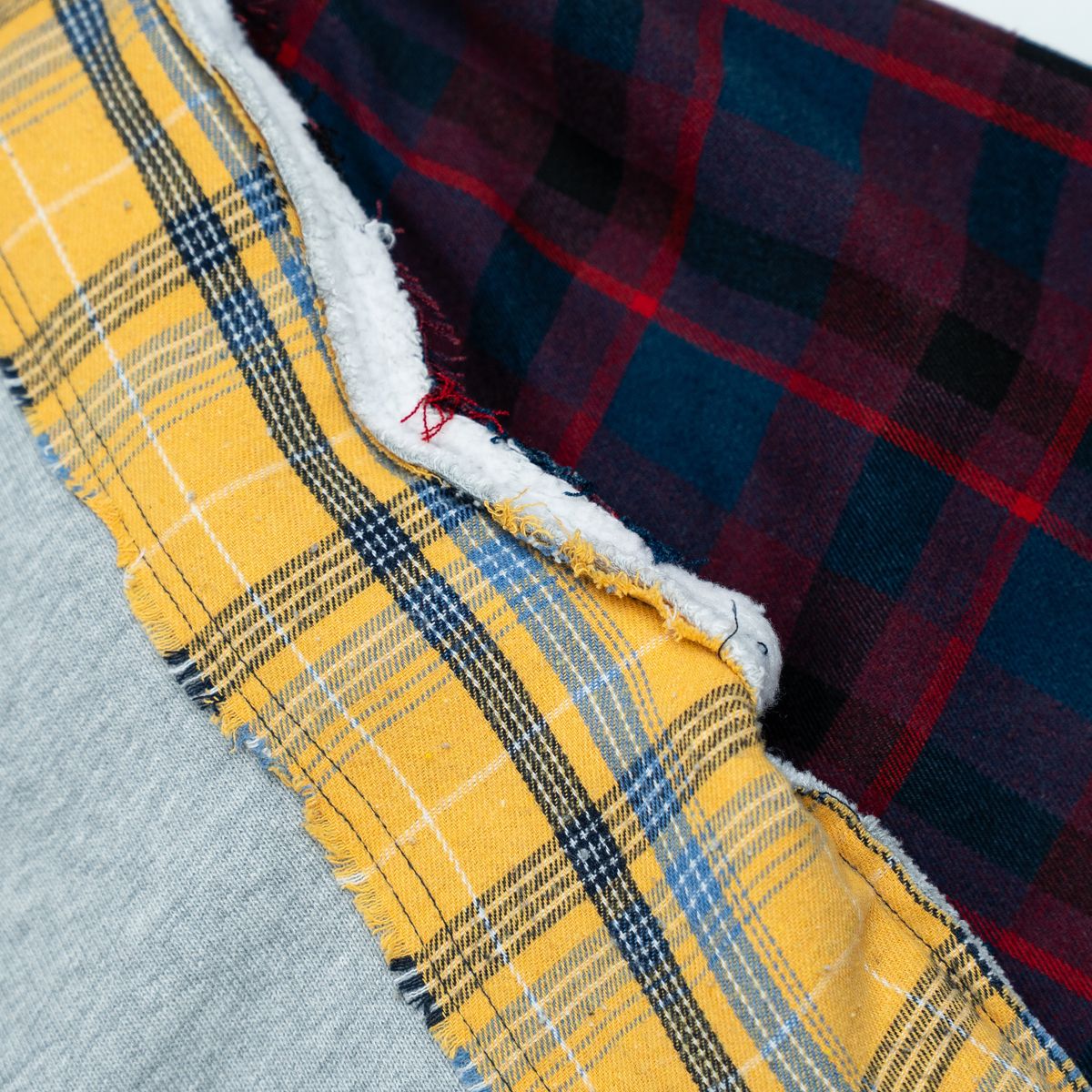 Free Refills Milti Flannel Hoodie - Gray