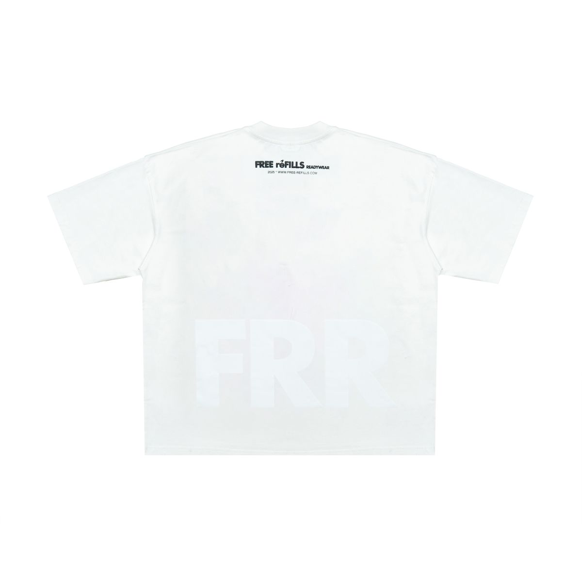 Free Refills Patchwork Tee Men's T-Shirt - White