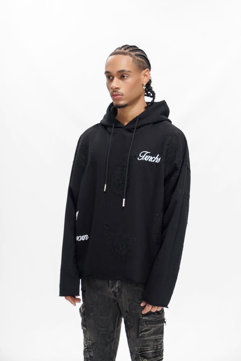 Trnchs Paisley Command Hoodie - Embroidered