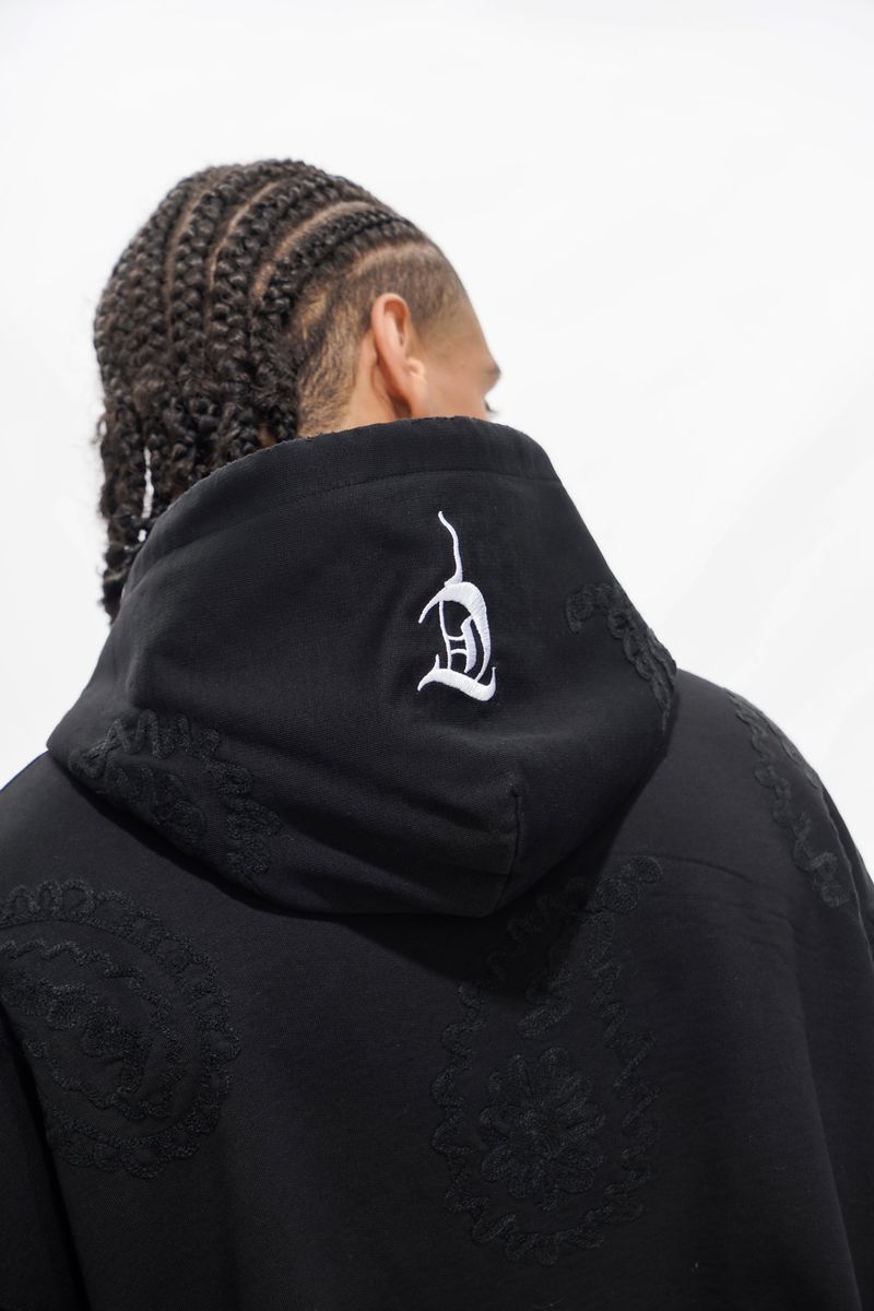 Trnchs Paisley Command Hoodie - Embroidered