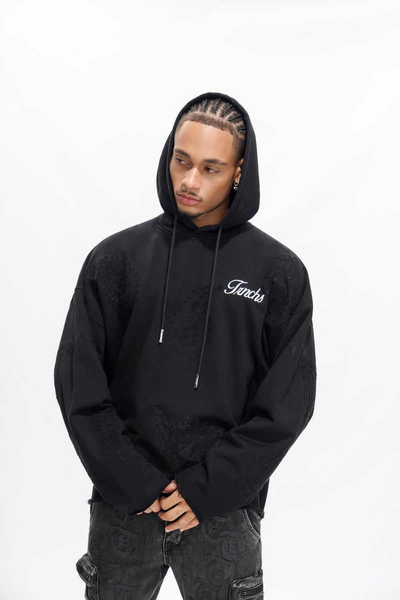 Trnchs Paisley Command Hoodie - Embroidered