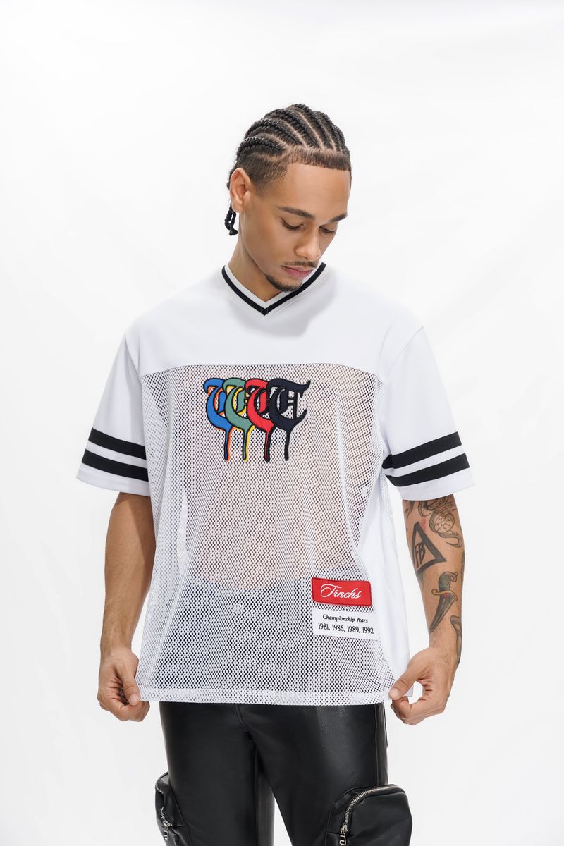 Trnchs 4 Brothers Tee - Mesh Overlay