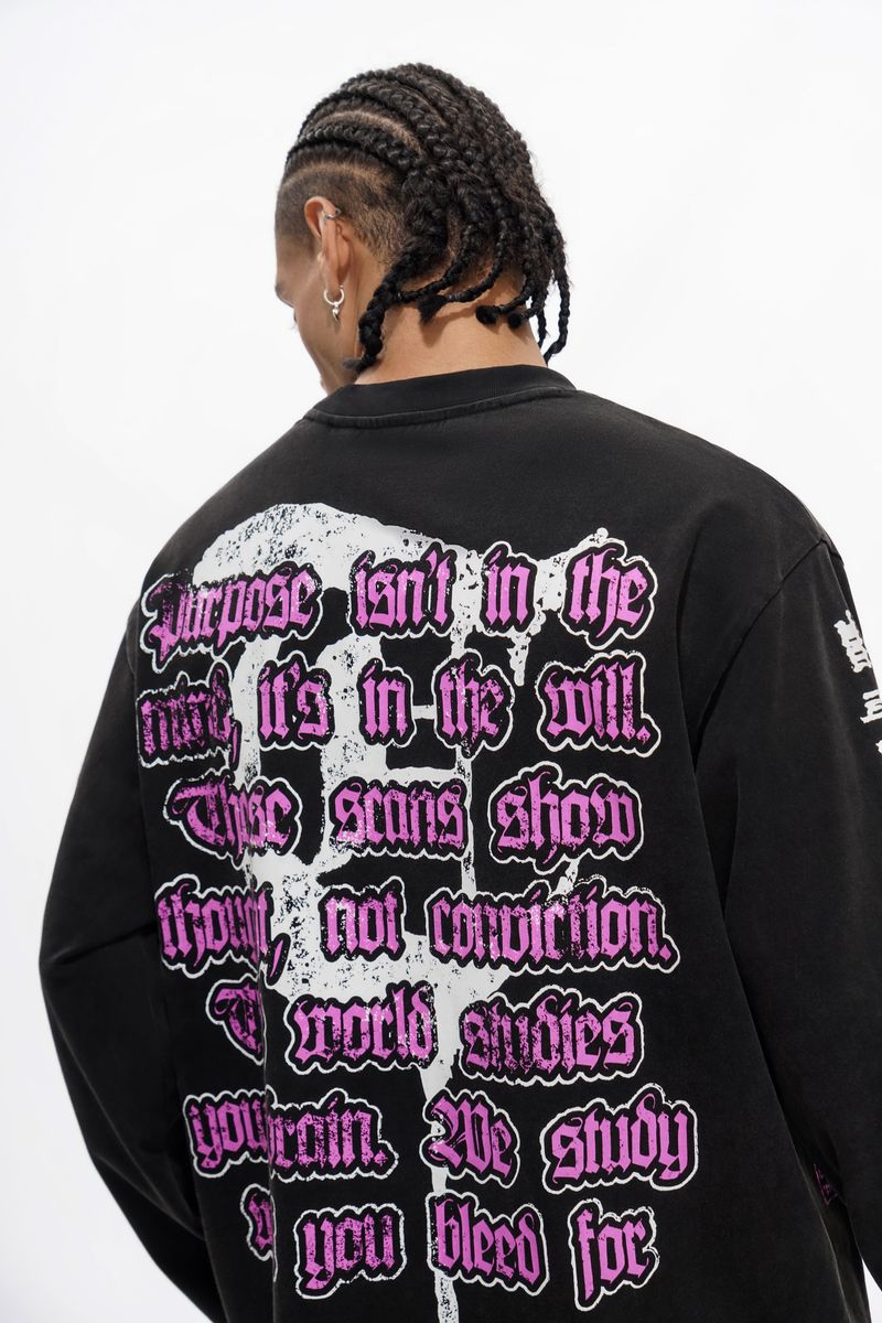 Trnchs X-Ray Sweatshirt - Oversized Fit Blue