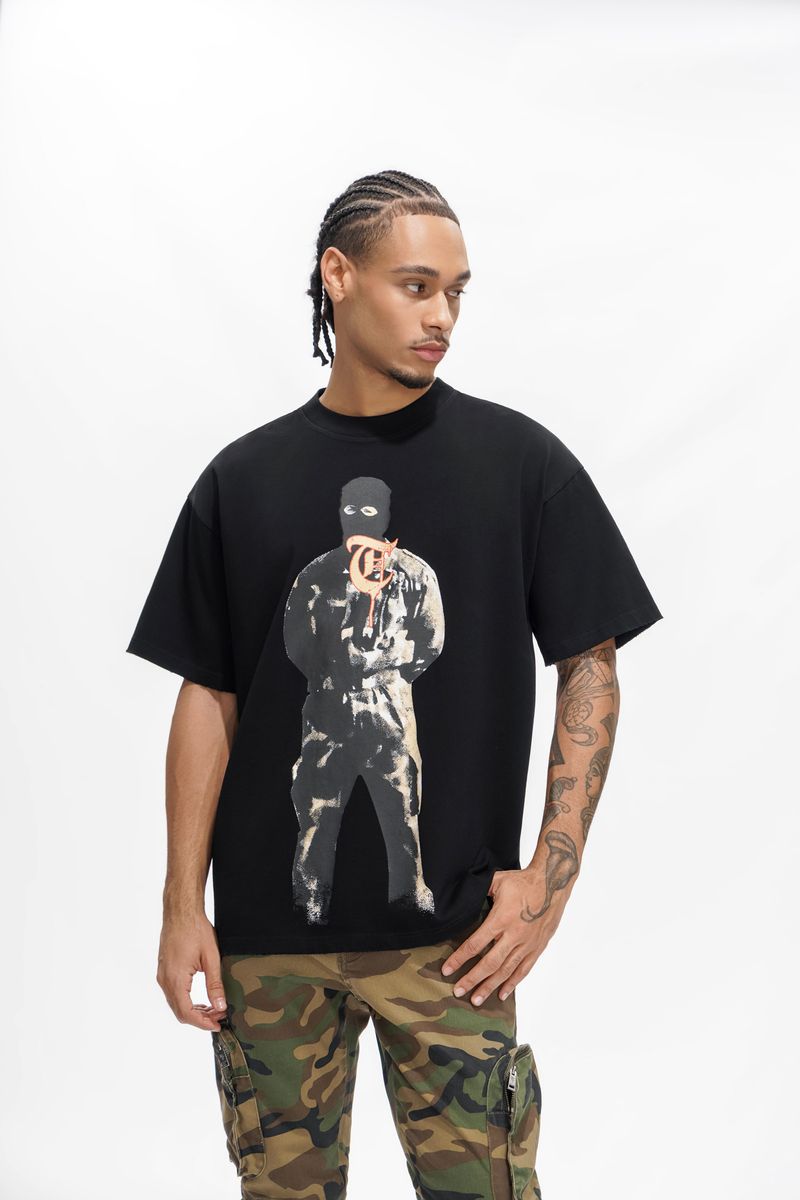 Trnchs War-Tour-Black-Tee T-Shirt - Black