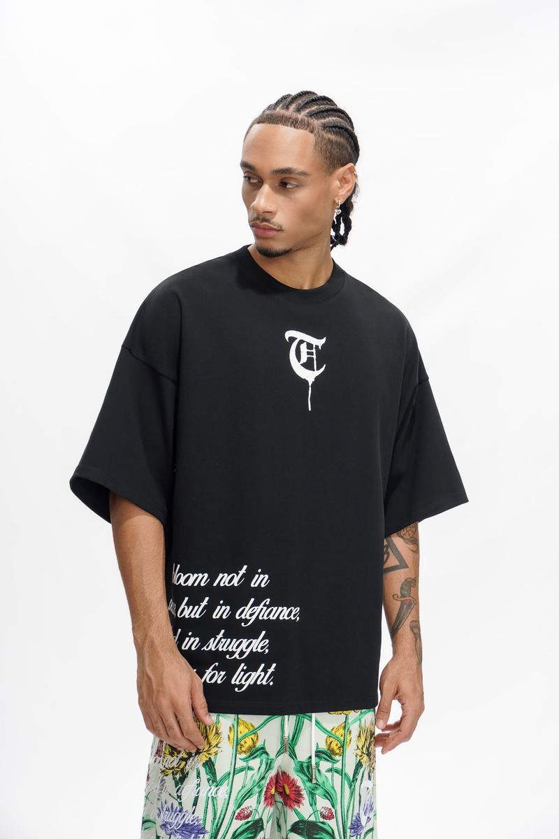 Trnchs Floral Tee - Oversized