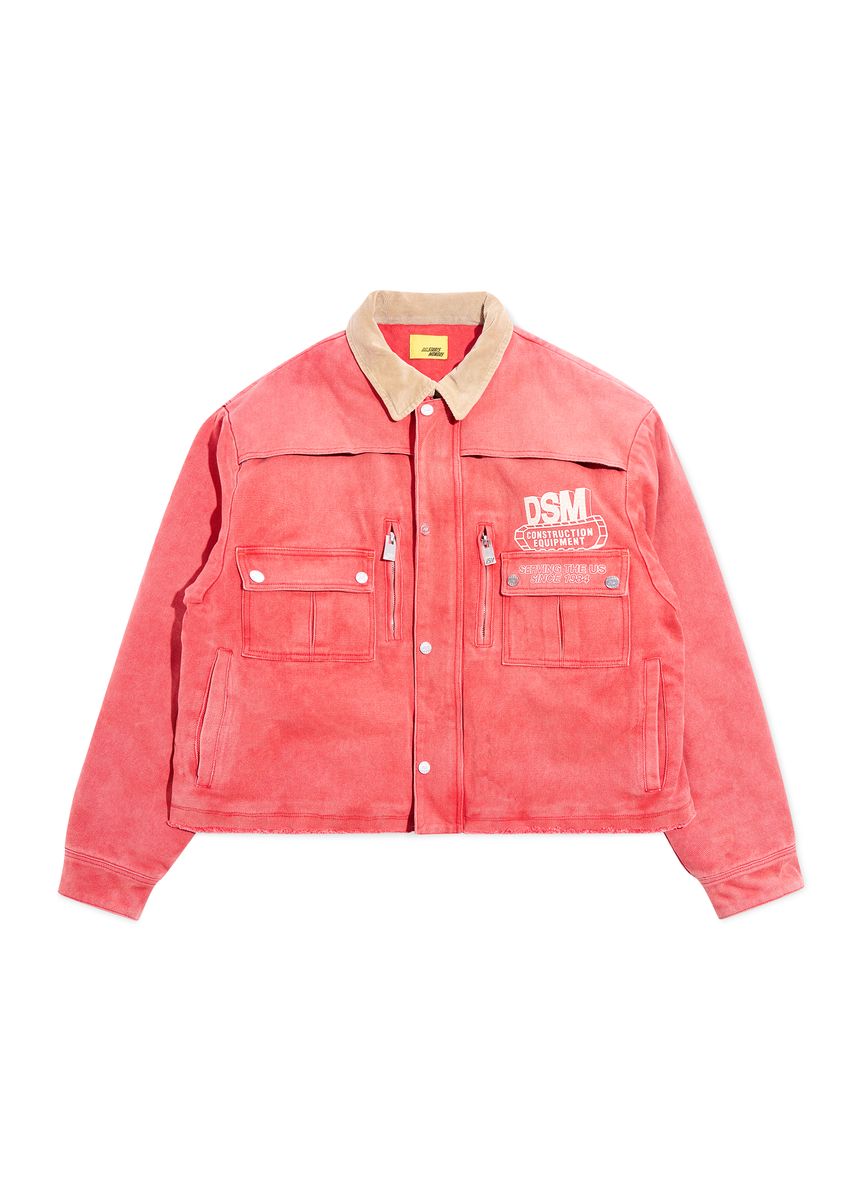 Diet Starts Construction Hopkins Jacket - Coral